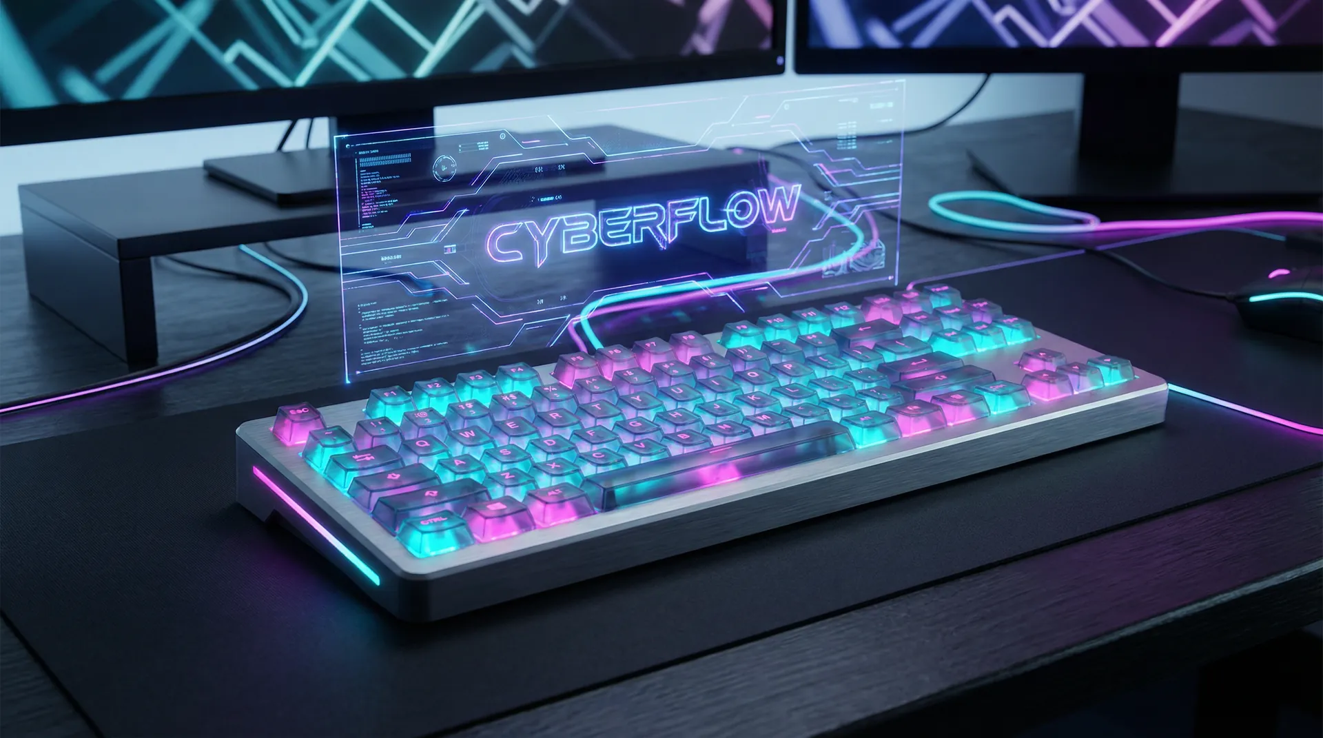 赛博朋克风格机械键盘 - im电竞 外设评测