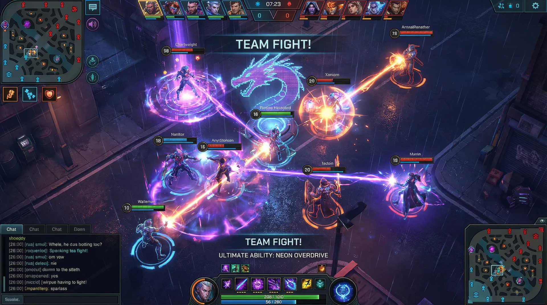 MOBA游戏团战名场面 - im电竞 高能时刻